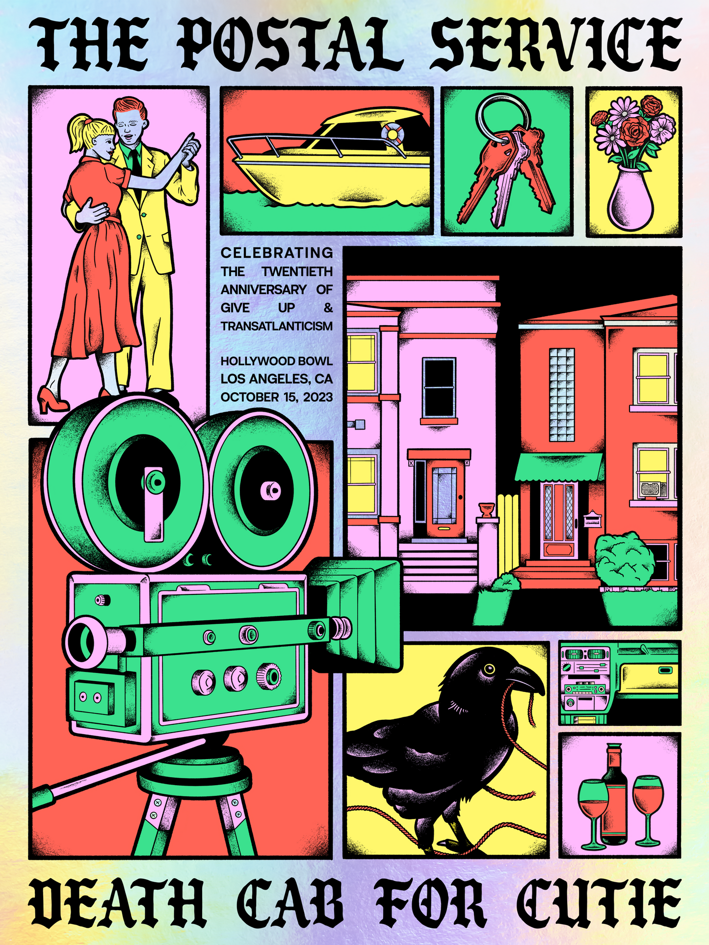 Postal Service/ DCFC poster- Night 2, 2023