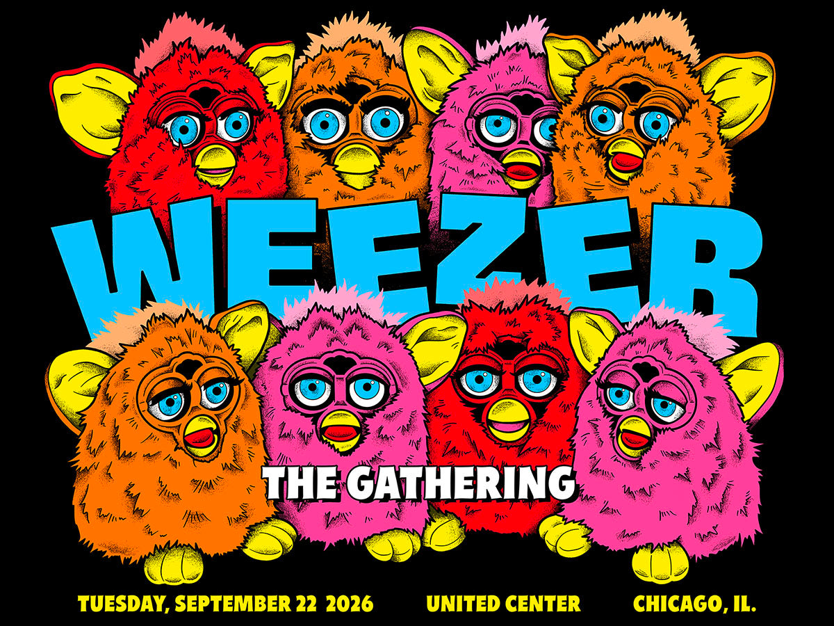 Weezer Poster- September 22 2026, Chicago IL